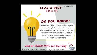 Tech Altum JavaScript Facts | 1 Feb to 15 Feb | Interview Preparation