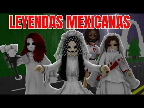 LEYENDAS de TERROR MEXICANAS | Historia de Roblox Brookhaven