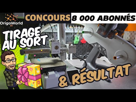 Concours spécial des 8 000 abonnés : Tirage au sort & Résultat ! 🎁
