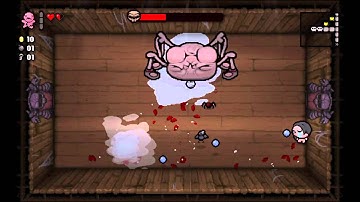 The Binding of Isaac Rebirth: Widow Boss Fight