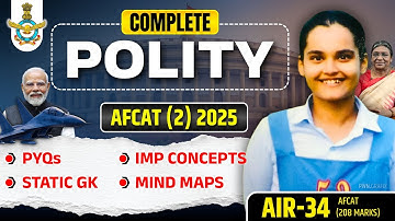 COMPLETE POLITY FOR AFCAT 2025(2) | BY AARTI MA’AM | DESIRE TO LEARN