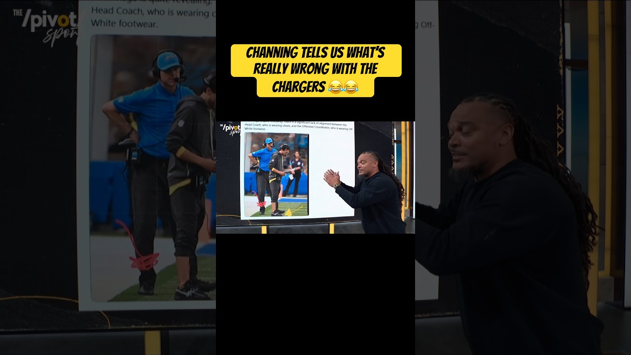 Channing says the Chargers issues start at the bottom…Harbaugh and McDaniels 👟👟😂