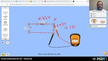 ELECTRICITY & MAGNETISM - VIRTUAL LAB EXERCISE -  ELECTRICAL CIRCUIT ANALYSIS WITH SIMULATION