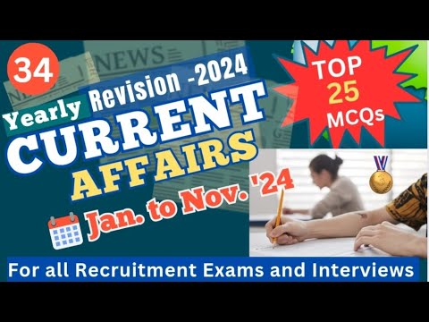 Current Affairs Revision 2024 | Daily CURRENT AFFAIRS for ALL Exams and ...