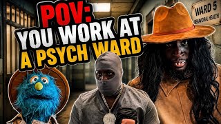 POV: You Work At A Psych Ward 😂 #onmystepdaddy #comedy #psychward