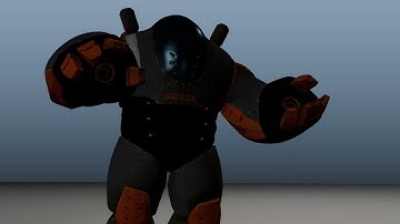 MAYA practice, Robo animation playblast