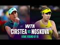 Ref:lgiMDkpQtwA Sorana cirstea vs. linda noskova | 2026 rome round of 16 | wta match highlights