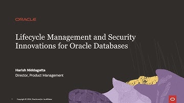 Lifecycle Management and Security Innovations for Oracle Databases