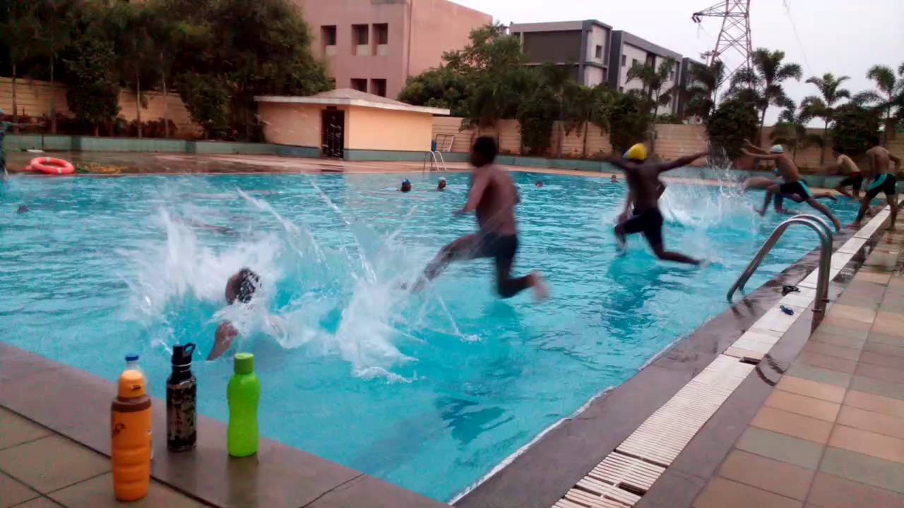 Life shaving training at Kiit swimming pool by 2016 NIS Swimming group ...