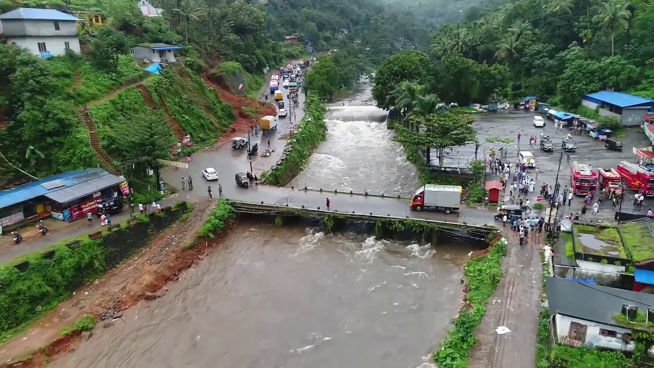 Idukki cheruthoni dam ¦ Idukki dam aerial view