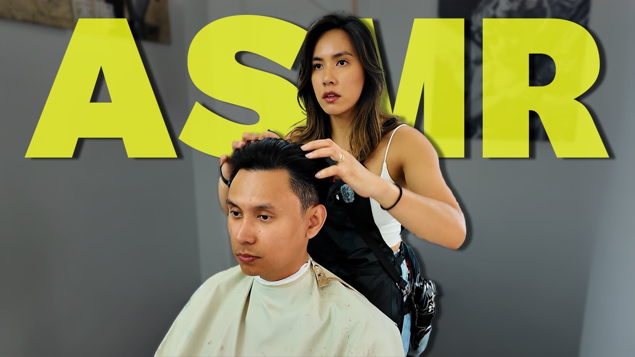 Relaxing ASMR Haircut | Real Barber Sounds to Melt Your Stress Away