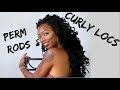 CURLING MY LONG LOCS with TIPS For LASTING CURLS