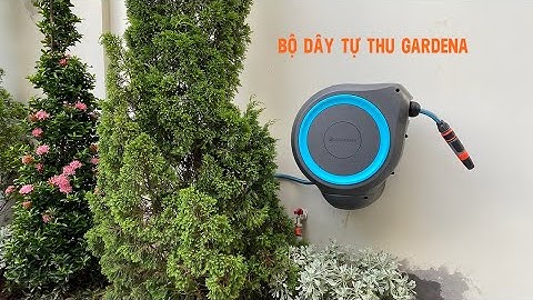 BỘ VÒI TƯỚI CÂY DÂY RÚT TỰ ĐÔNG 20 MÉT GARDENA 18610-20