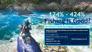 Ark Survival Ascended: Fishing Loot With Low To High Effectiveness Rods!