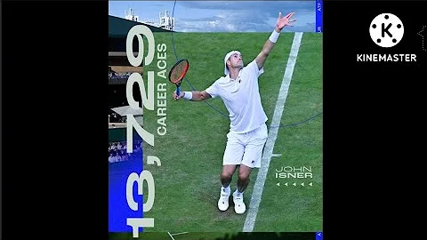 John Isner sets new world record for aces during Wimbledon match. Jannik Sinner vs Carlos Alcaraz