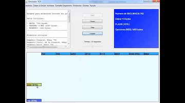 Simulador TCP. Conexión a tres vías