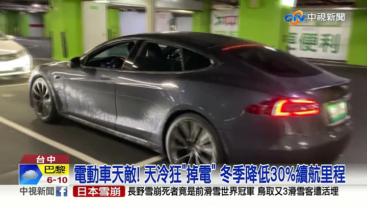 電動車天敵! 天冷狂"掉電" 冬季降低30%續航里程│中視新聞 20230131 - 天天要聞