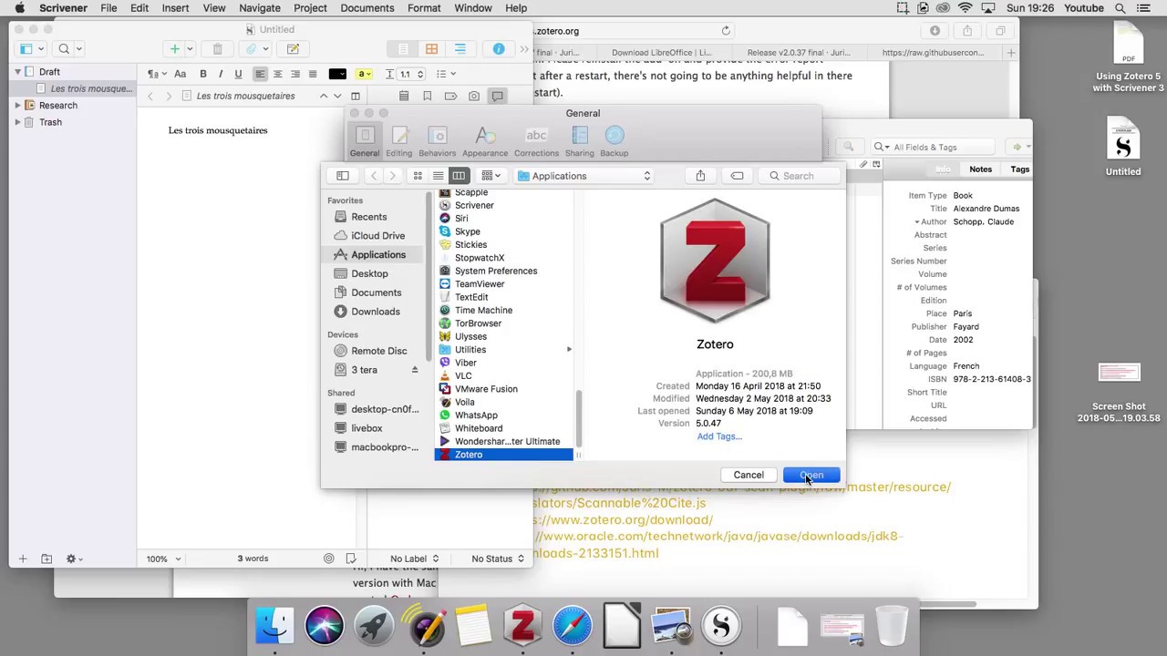 deduping in zotero for mac