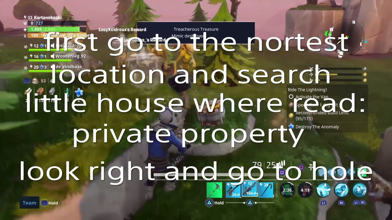 Mimic Spawn Locations Fortnite Fortnite Where I Found Mimic Youtube