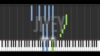 Chris DeBurgh - Lady In Red (Synthesia Piano Tutorial)