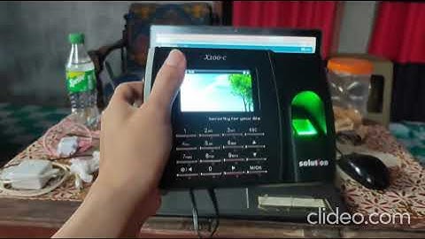 Tutorial 5, cara menghubungkan Mesin Fingerprint Solution X100C ke Sistem Absensi dan Penggajian