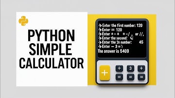 "Python Project 2: Simple Calculator 🔢 | Beginner-Friendly Tutorial"