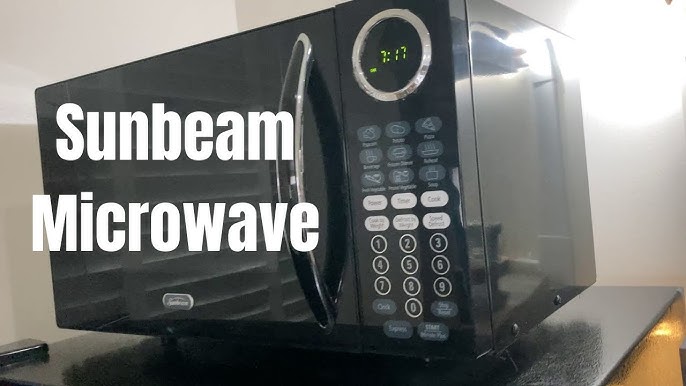 💥NIB Sunbeam 0.7 cu ft 700 Watt Microwave Oven - Black SGCMV807BK