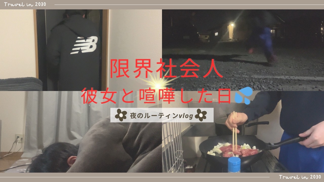 彼女といきなり喧嘩した日、、、#アラサーvlog #日常 #20代 #アラサーvlog