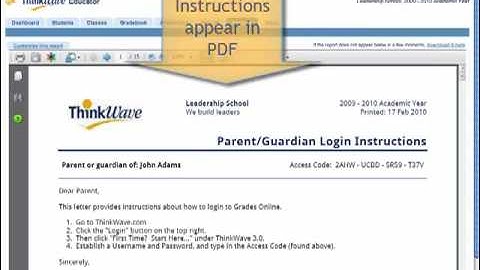 How Students and Parents Access Grades Online