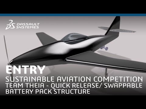 Entry, Sustainable Aviation Competition: Team Theia - Quick Release/Swappable Battery Pack Structure