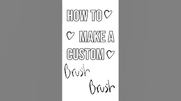 how to make a custom brush on ibispaint ♡ | #ibispaintx #brushtutorial #art #digitalart
