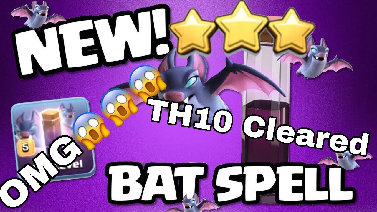 Th10 Bat Spell Strategy Without Stone Slammer YouTube