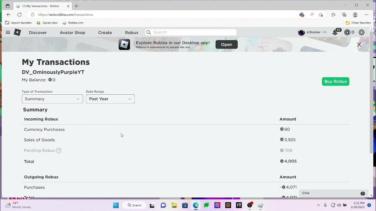 How to check your pending robux from pls donate youtube