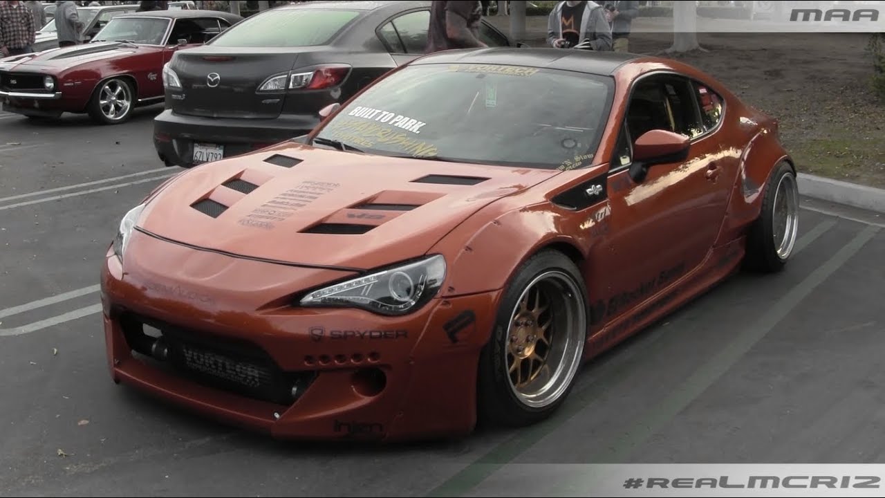 Rocket Bunny Widebody Scion FRS - Vortech Powered - YouTube