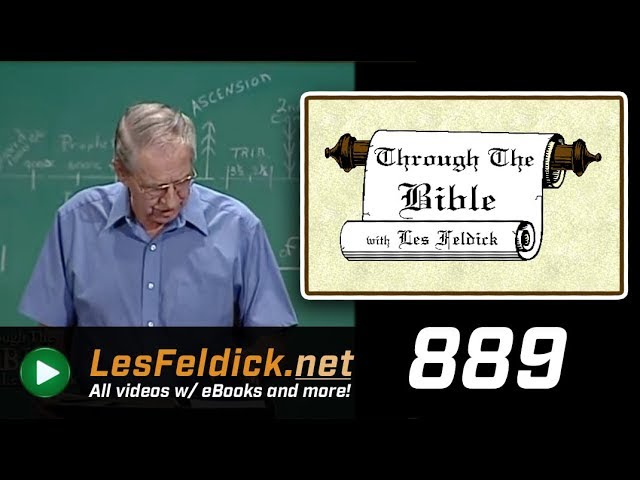 [ 889 ] Les Feldick [ Book 75 - Lesson 1 - Part 1 ] Connecting the Dots of Scripture: Gen-Rev |13/48