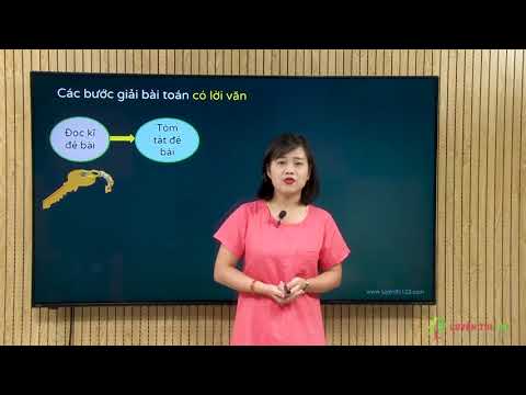 Video Toán lớp 3 - Bài 8: Ôn tập về giải toán - youtube