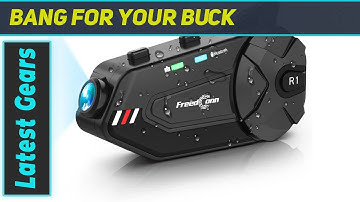 FreedConn R1Plus Motorcycle Bluetooth Helmet Intercom with Camera: The Ultimate Riding