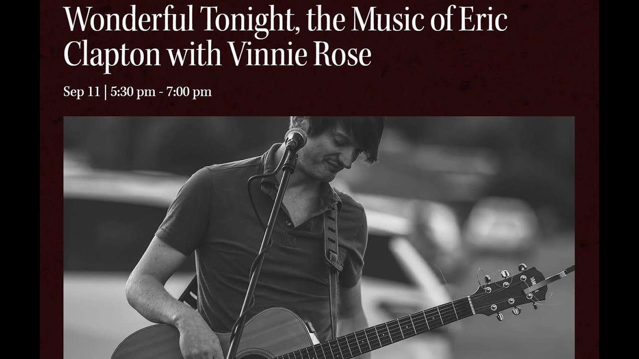 Wonderful Tonight, The Songs of Eric Clapton part 1 - YouTube