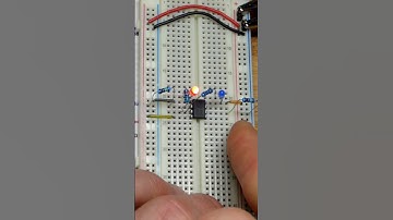 Touch Activated Bistable 555 Timer Circuit #electronics #diy #howto