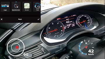 GoPro Hero 9 how to add Speedometer & G-Force | Difference between Car (Audi) & GoPro Speedometer