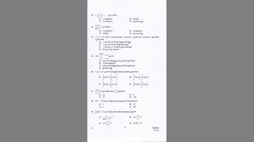Kerala PSC Question Paper HSA MATHEMATICS MALAYALAM MEDIUM EDUCATION 2016
