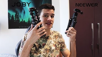 Joby GorillaPod 1K vs 3K vs Neewer Mini Tripod Comparison