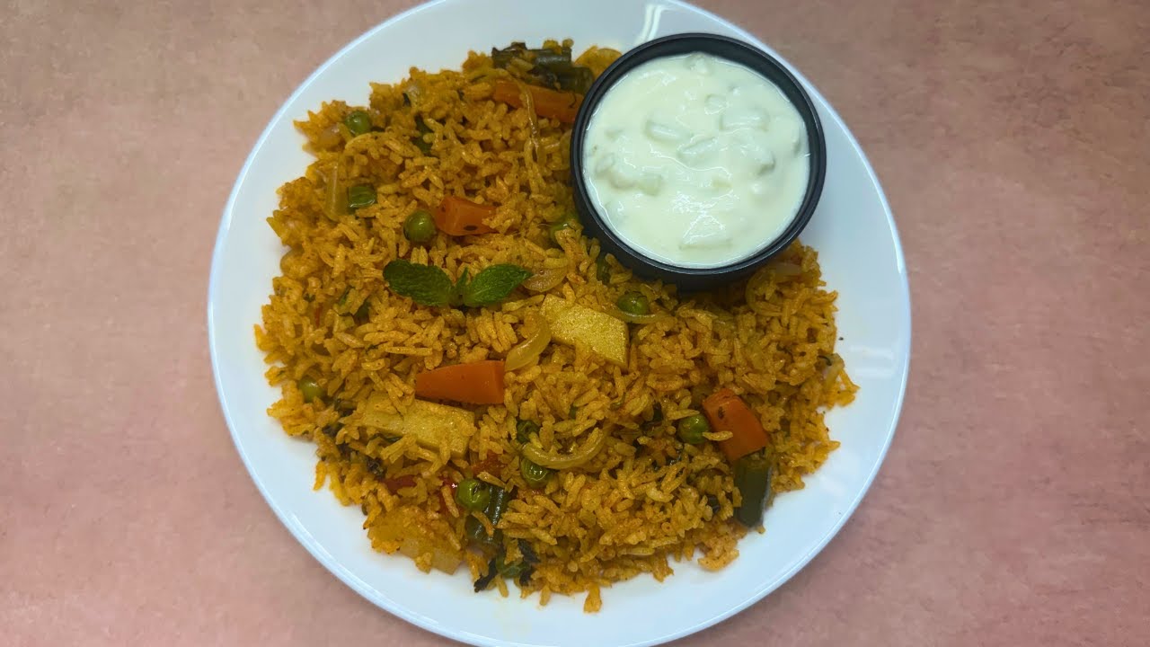 Easy Lunch Box Recipe | Variety Rice Recipes | Tasty Veg Biryani Recipe | Vegetable Biryani Recipe 