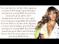 Beyoncé - In Da Club (Remix) ~ Lyrics