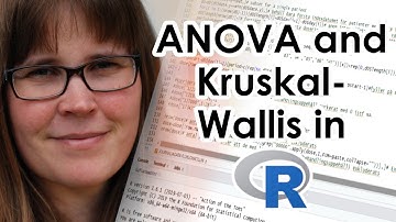 ANOVA and Kruskal-Wallis in R