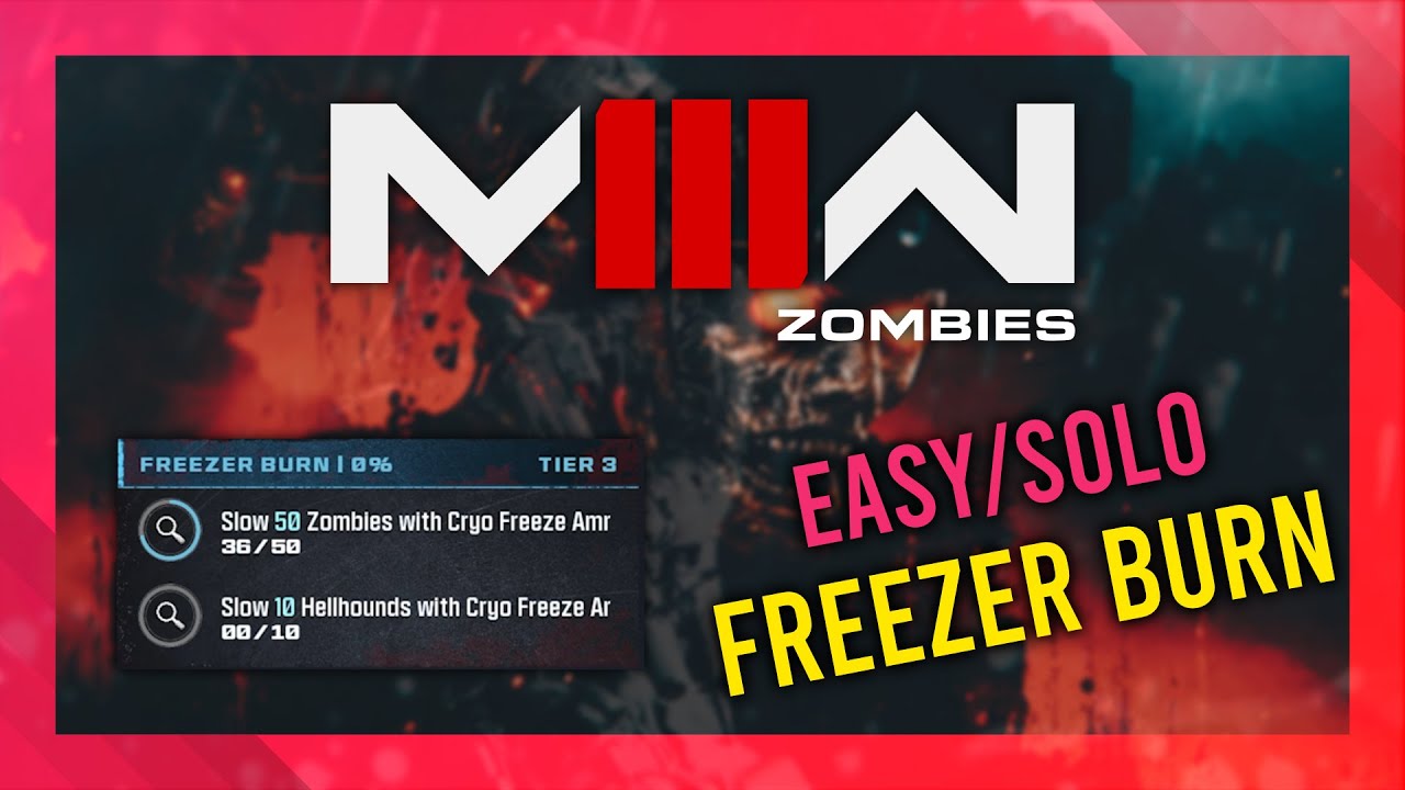 Freezer Burn (Tier 3) | MW3 Zombies GUIDE | Quick/Solo | MWZ Mission Tutorial thumbnail