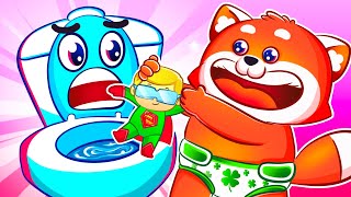 Oh No, Don't Put Toys In The Potty Song 🚽🪠 + More Kids Songs And Nursery Rhymes || Lucky Zee Zee