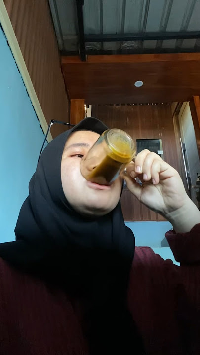 Nyeri haid auto minum jamu kunyit asem #fypyoutubeshorts #asmr #jamu #nyerihaid