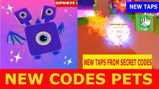 * NEW CODES PETS * NEW TAPS FROM SECRET CODES! LAST KEY! [SECRET CODES!]  Tapping Wizard ROBLOX