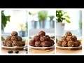 Healthy No-Bake Energy Bites | 3 Delicious Ways